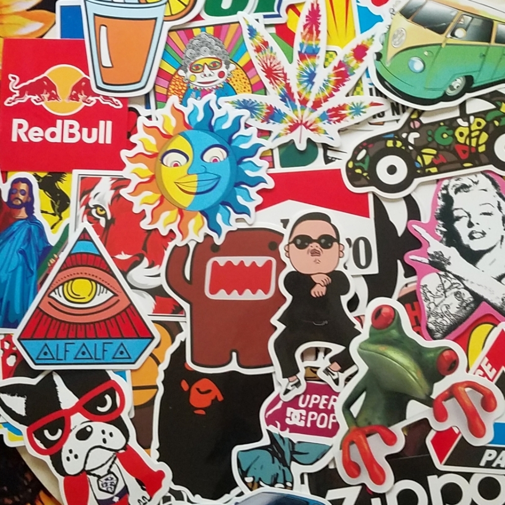 Lot of (50) brand new stickers